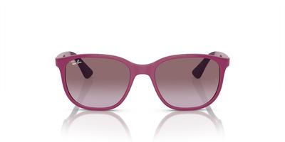 Ray-Ban Детские солнцезащитные очки RJ9078SF 7149/8H 48 - Фуксия на резиновом фиолетовом / Фиолетовые градиентные линзы