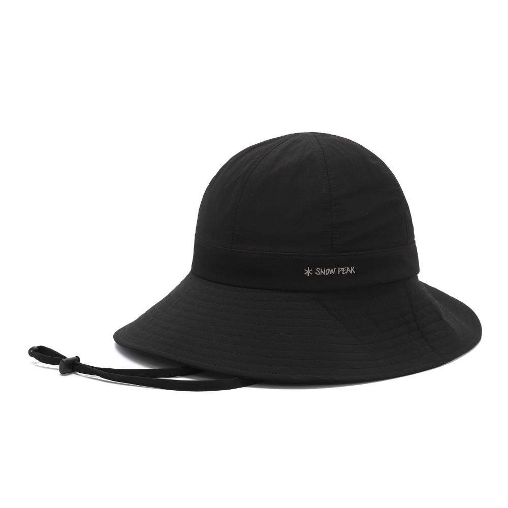 SNOWPEAK APPAREL Широкая 7-панельная шляпа Ecco Taslan (S26Mufbh72) черный