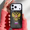 Russian Passport Flag Phone Case for iPhone 17 Air 16e 15 14 13 Pro Max Back Cover for 12 11 Pro Coque