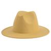 British Suede Jazz Hat Western Cowboy Hat Hidden Hat Felt Hat Big Brim Top Hat Tide