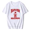 DEATH ROW RECORDS Футболка Мужская Высокое Качество Эстетичная Крутая Винтажная Хип-Хоп Футболка Харадзюку Уличная Одежда Camisetas Hombre