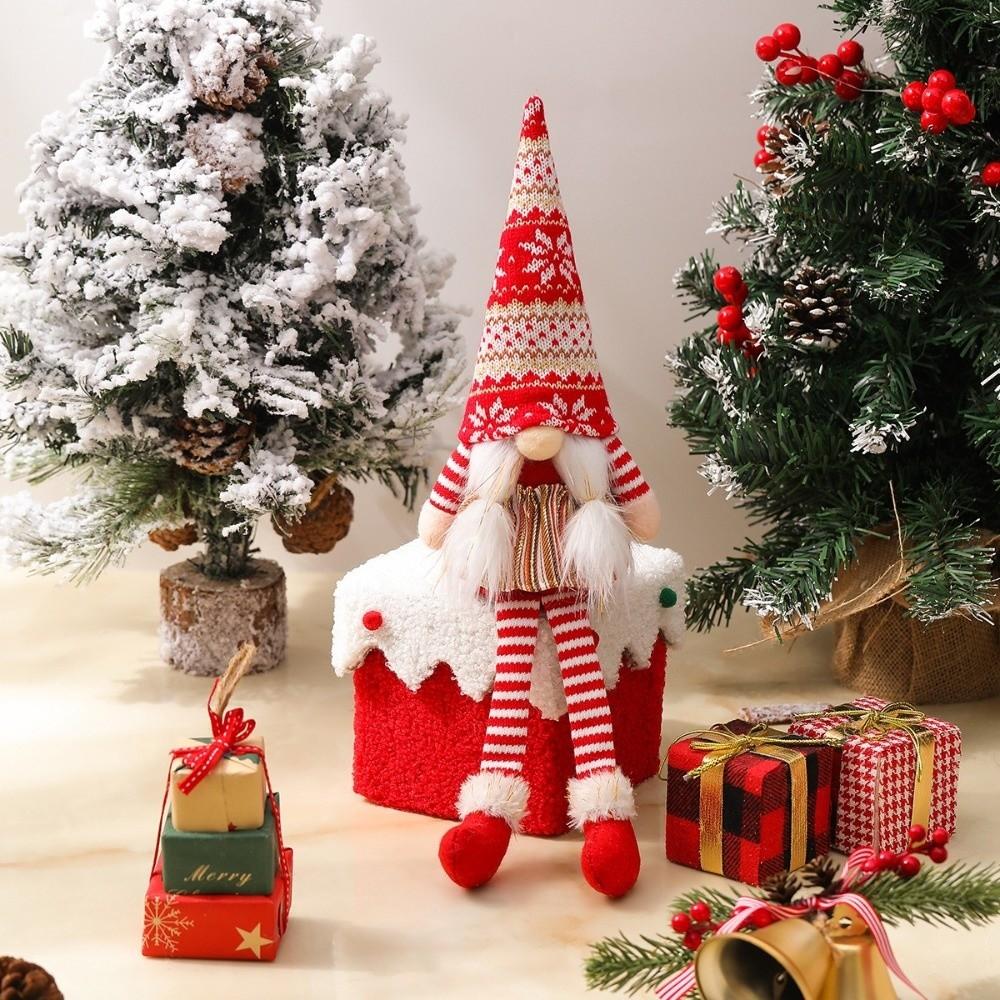 Exquisite Christmas Faceless Doll Handmade Xmas Gnomes Elf Dolls Valentines Day Decor