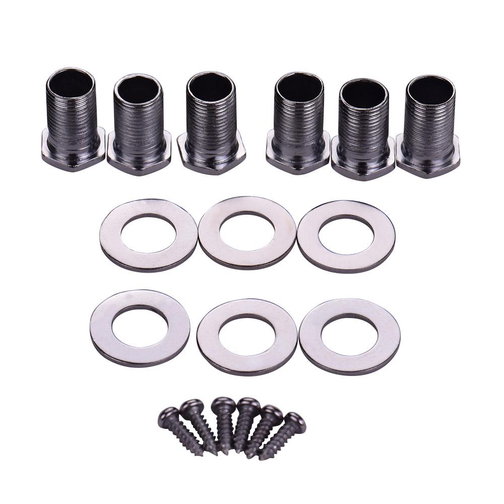 6 шт. 3L3R Полностью закрытые колки для настройки гитарных струн Головка колкового механизма для фолк-гитары