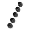 100pcs Hair Jewelry Dreadlocks Black Hair Braiding Beads DIY Hair Beard Decoration Accessories