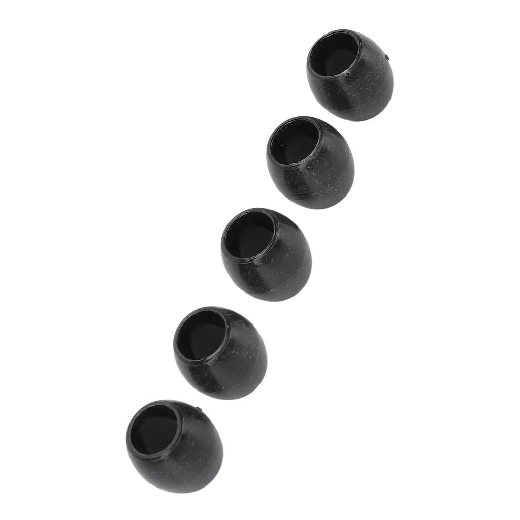 100pcs Hair Jewelry Dreadlocks Black Hair Braiding Beads DIY Hair Beard Decoration Accessories