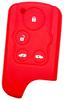 [ИКТ] Силиконовый чехол для смарт-ключа Honda 4 кнопки красный/Freed/Elysion/и т.д.. Специально разработанный и идеальный размер!