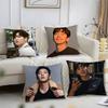 Джи Чан Ук K-pop Наволочка Короткий Плюш Принт Наволочка Квадратные Наволочки для Декора Дивана Дома