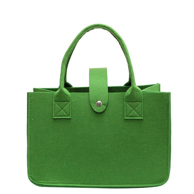 Универсальная чистая версия портативной фетровой сумки для свадебного сувенира, походная сумка для покупок большой вместимости