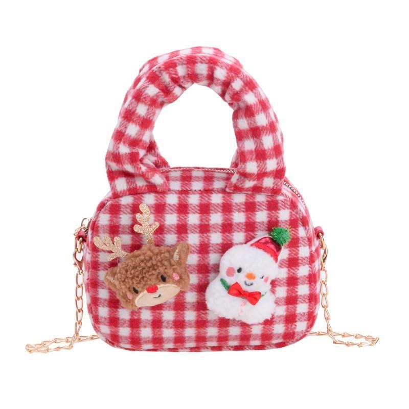 And Fun Breathable Childrens Bag With Eyecatching Christmas Tree And Strap Chain