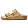 Large Size Flat Slippers Women's Retro Belt Buckle Sandals Women's