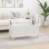 819582 vidaXL Coffee Table High Gloss White 90x44.5x45 Cm Engineered Wood
