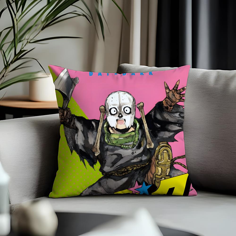 Trending DDai Darkied Cushion Cover Antidustmite Pillowcase Invisible Zipper Silky Short Plush Sofa Cushion Cover