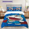 Doraemon Adventure Blue Hero'S Tale Threepiece Set 1 Duvet Cover 2 Pillowcase Without Core Bedding Set Soft And Comfortable