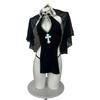 Sexy nun COS uniform erotic underwear pure breast temptation no pajama suit passion temptation