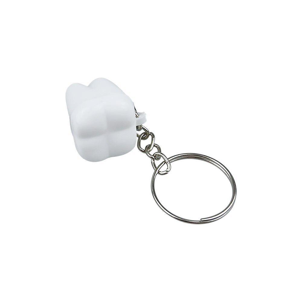 10 шт., форма зуба с брелком, детская коробка для молочных зубов, коробки для детских зубов, детский сувенирный контейнер для зубов, подарок для новорожденного