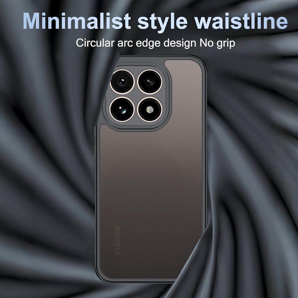 Frosted Matte Case for Xiaomi 15T Mi 15T Pro 5G Cover Shockproof Translucent Skin-Touch Hard Back Shell Frame Fundas