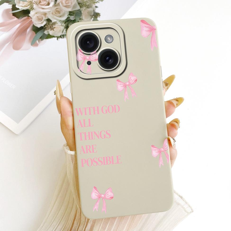 6.1'' Casing For iPhone 15 Case Fashion Cartoon Cute Funny Painted Silicone Phone Cover A3090 A2846 A3089 A3092