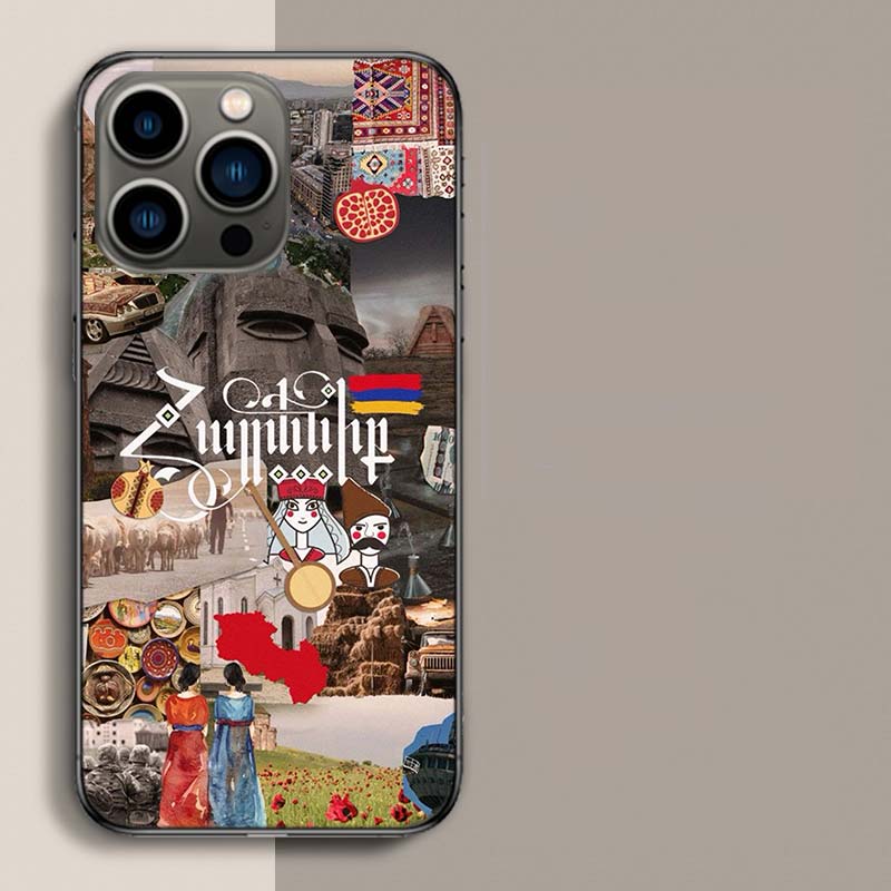 Флаг Армении Паспорт Искусство Чехол для Телефона Для Iphone 17 Air 15 Pro 14 Plus 16 Pro Max 12 13 Mini 11 16E X XS Чехол Милые Fundas