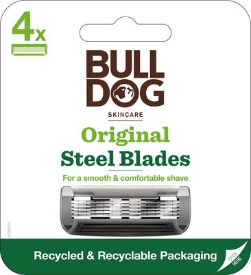 Оригинальные сменные лезвия Bulldog для бритья (4-Pack)