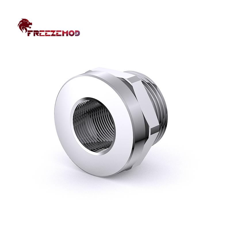 FREEZEMOD Water Cooling Fittings Through-Board Top Fill Port with Hex Nut Water-cooled Joint OD G3/4 ID G1/4 Thread HCBJT-V2
