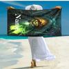 Personalized customized proof beach towel with World of Warcraft pattern - soft, absorbent,quick-drying,perfect swimming,camping&bathing
