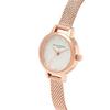 Авторизованный дистрибьютор Burton Watch Ladies OB16MN05 Classics Mini White Mother of Pearl Sparkle Gold Boucle Mesh [OLIVIA BURTON]Olivia & Marker/Rose