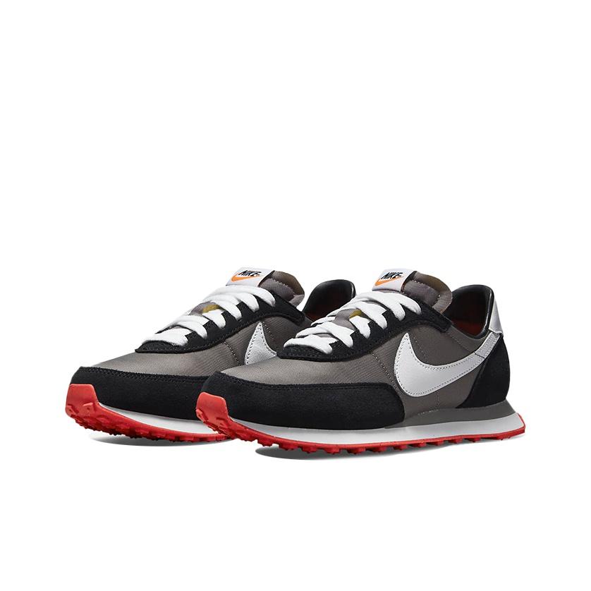 Nike Waffle Trainer 2 GS Flat Pewter Siren Красные детские кроссовки Серый Черный Белый DC6477-005