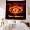 Manchester Custom Your Name Wall Decor Tapestry Art For Pet Memorial Birthdaywedding Party Backdrop Family Gift
