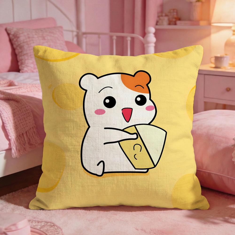 Oruchuban Ebichu Cushion Cover Premium Comfort Reversible Pillow Cove Two In One Design For Any Room Car Interior
