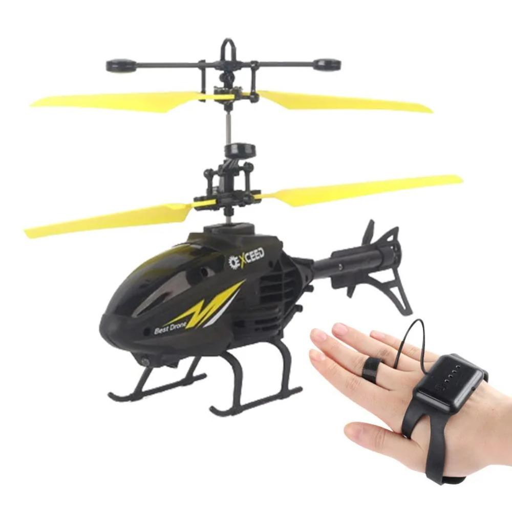 Flying Helicopter Induction Helicopter Watch Wrist Mini RC Plane  Children Gift