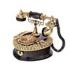 Изысканная музыкальная шкатулка в виде телефона в классическом стиле, старомодный роскошный дисковый телефон, миниатюры, АБС-пластик, музыкальная шкатулка, подарок на день рождения