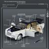 Модель автомобиля Rolls-Royce Phantom из легкого сплава в масштабе 1/24 со звуком, светом и крышей в виде звездного неба для детской коллекции и украшения.