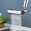 Rotation Faucet Extension, Sink Sprayer Attachment Waterfall Faucet, Water Aerator