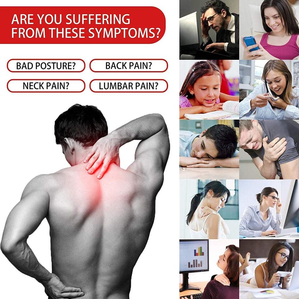 Новый корректор осанки, поддержка позвоночника, спины, плеч, корректор, регулируемый бандаж, коррекция горбатой спины, облегчение боли