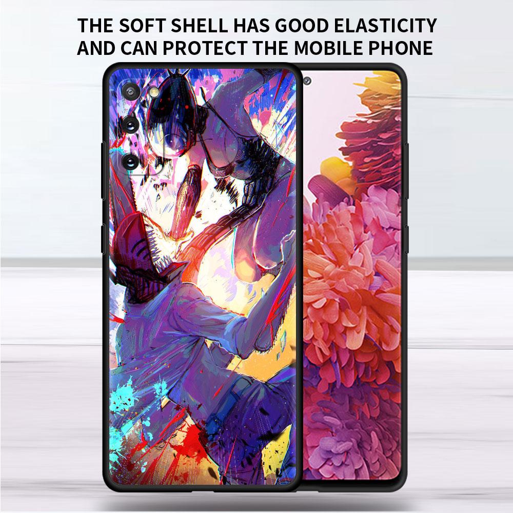 Case For Samsung Galaxy Note 20 Ultra 10 Plus Lite 9 8 A50 A70 A30 A20e A20 A40 A10 A10e A60 Phone Cover Manga Chainsaw Man Capa