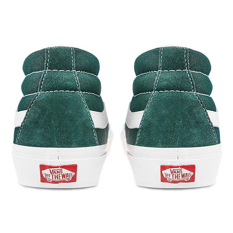 Vans Sk8 Mid Classic Средние Повседневные Кеды для Скейтбординга Унисекс Зеленый VN0A3WM322K