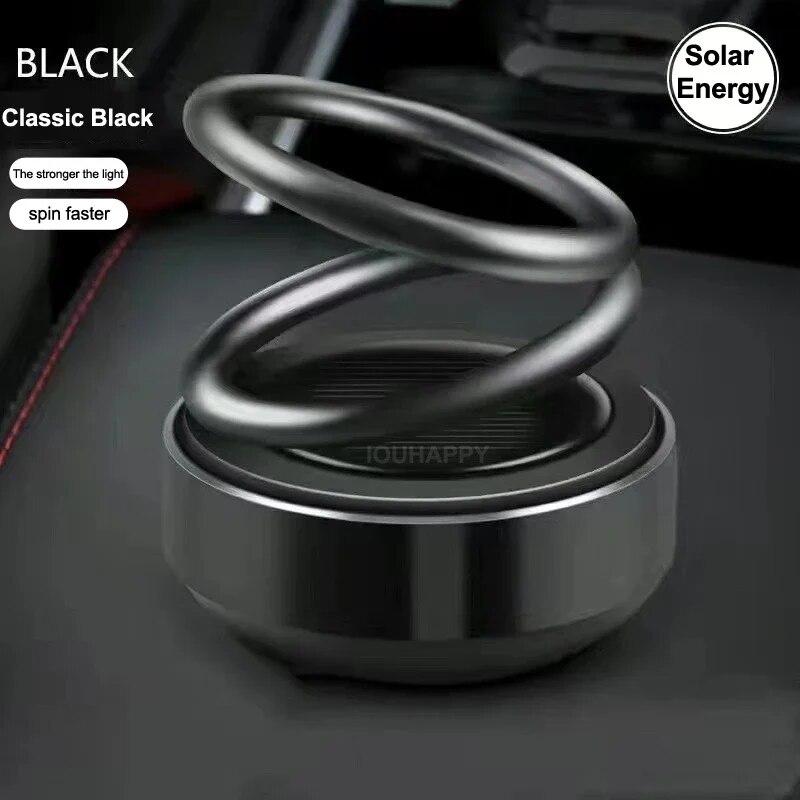 Автомобильный парфюмерный диффузор вращающийся солнечный освежитель воздуха двухкольцевой ароматерапевтический диффузор ароматизатор украшение для автомобиля аксессуары для интерьера