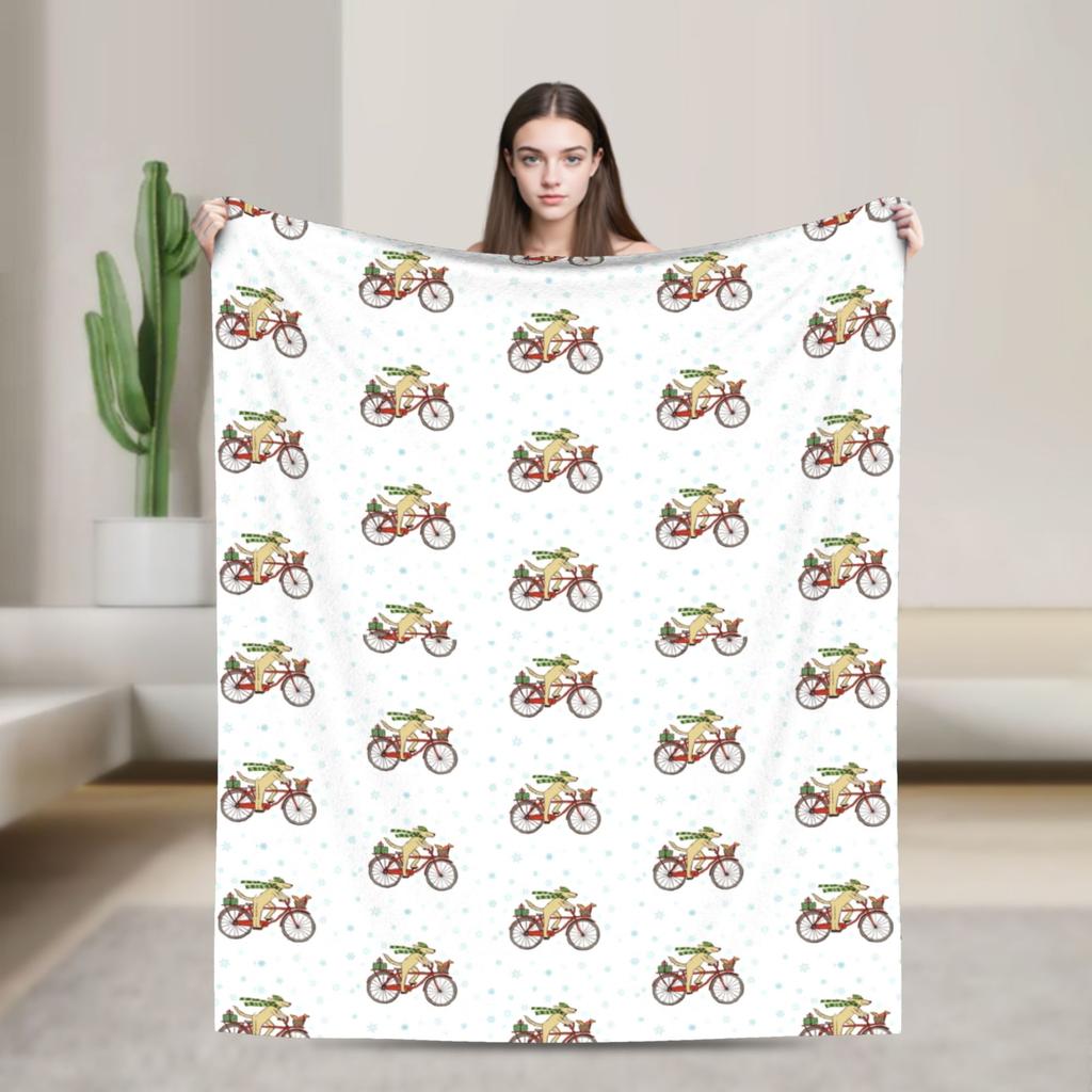 Dachshund Flannel Blankets Dogs Animal Custom Throw Blankets for Bed Sofa Couch 200x150cm Plush Thin Quilt