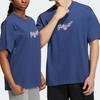adidas Футболка с коротким рукавом Originals Letter Print Sports унисекс футболки синего цвета H49560