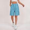 Women's Sports Shorts Casual Loose Solid Color High Waisted Pocket Shorts