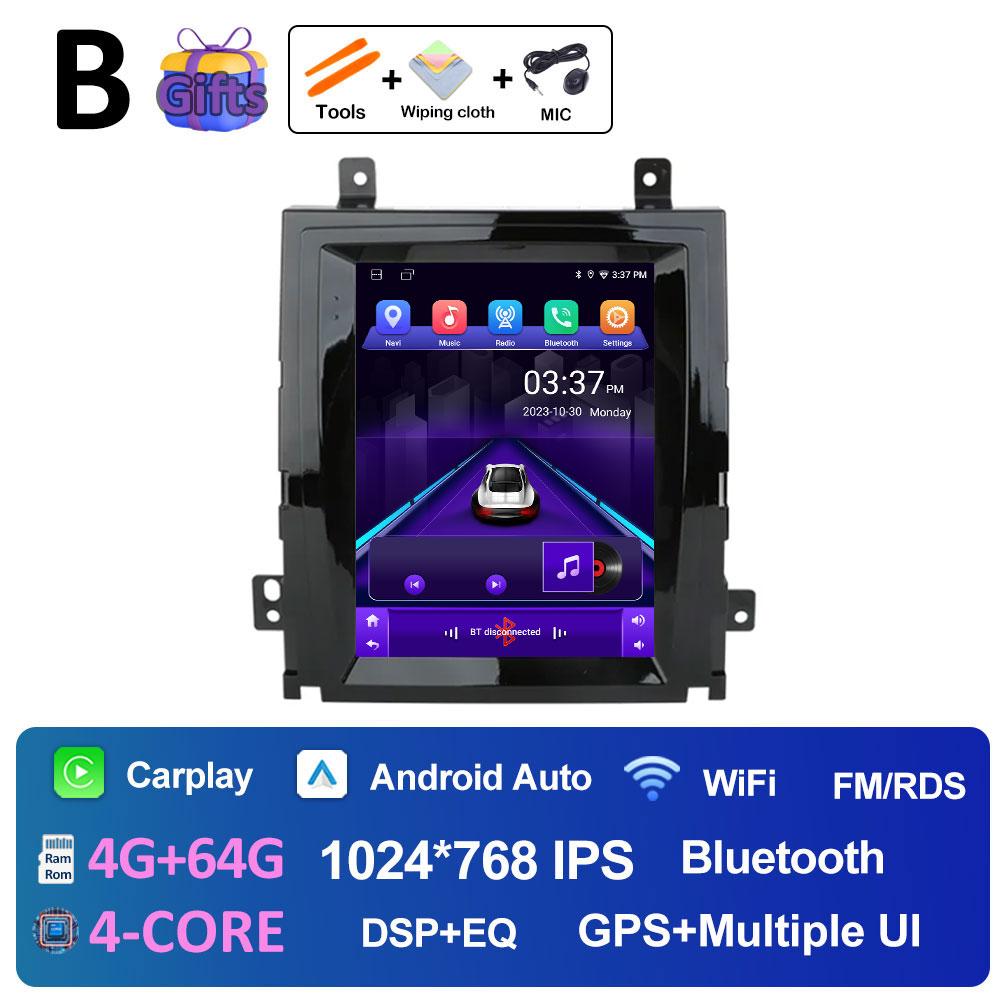 Для Cadillac Escalade 2007 2008 2009 2010 2011 2012 2013 Android Auto Беспроводной Carplay 9,7 дюймовый Сенсорный экран WIFI Аксессуары 4G