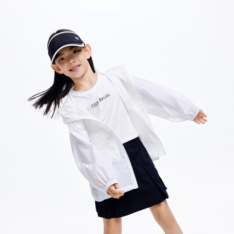 little MO&Co. Kids' UPF300+ Sun Protection Cooling Hooded Jacket