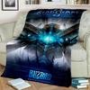 3D Ретро-игровое одеяло StarCraft Gamer, мягкое одеяло для дома, спальни, кровати, дивана, пикника, путешествия, офиса, отдыха, одеяло, детское одеяло