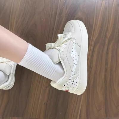 Обувь 2025 весна новая обувь-хлеб женская инс тренд студент молодежь универсальная повседневная обувь для скейтборда