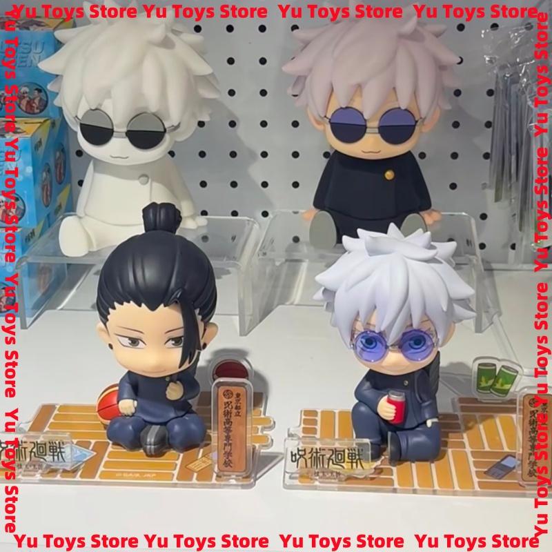 Genuine 13cm Jujutsu Kaisen Satoru Gojo Geto Suguru Action Figure Model Anime Figures Peripheries Ornament Toy Gifts