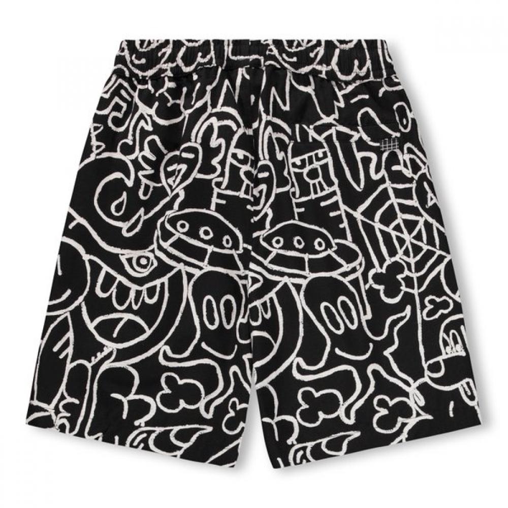 Molo [26ss] 3 8 Years AbArt Art Print Shorts Akis9pt006