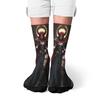 Mysterious Dark Angel Anime Socks Harajuku Retro Compression Socks Crazy Street Hip-Hop Trend Socks Comfortable Soft Unisex Gift