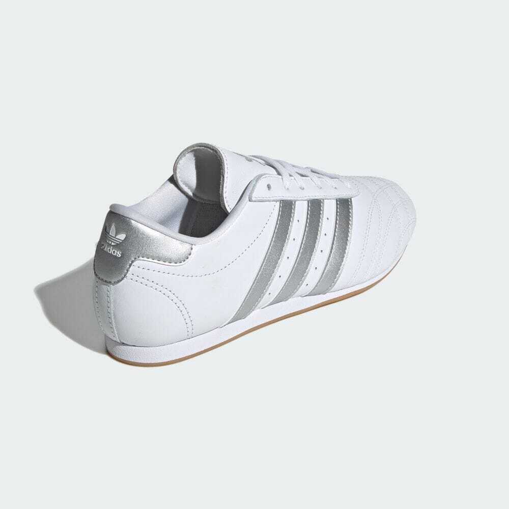JS1192 adidas Originals Таэквондо Шнуровка Обувь Белый Серебристый Металлик Резина (Мужской