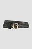 Guess Czarny Damski Pasek Z Printem Węża Adj Belt H30 M
