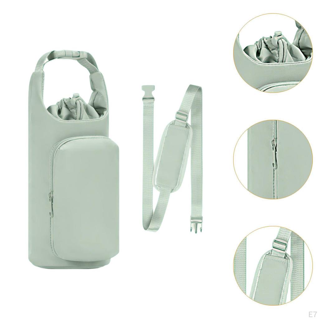 Water Bottle Carrier Bag Cup Cover Outdoor Sleeve Holder Pouch for Picnic